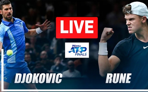 Link xem trực tiếp Djokovic vs Holger Rune (03h00, 13/11), vòng bảng ATP Finals 2023
