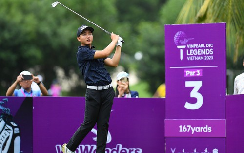 Cuộc đối đầu thú vị của Nguyễn Anh Minh và huyền thoại golf thế giới Michael Campbell