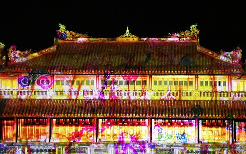 Ngọ Môn Huế thêm lung linh từ hiệu ứng ánh sáng 3D chương trình 'Huế by light - The live show'