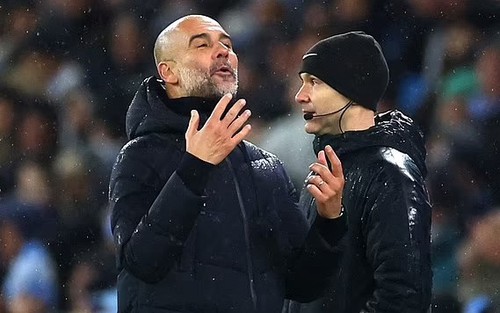 Pep Guardiola 'mỉa mai' trọng tài sau trận hòa 'đau' trước Tottenham