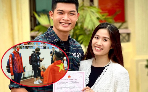 Cặp đôi VĐV 'gây sốt' khi cầu hôn tại SEA Games 31 đã chính thức về chung một nhà