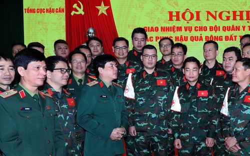 Đội Quân y sẵn sàng lên đường tham gia hỗ trợ tại Thổ Nhĩ Kỳ