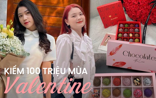 Tranh thủ bán socola mùa Valentine, dân công sở kiếm thêm 100 triệu đồng chỉ trong vài ngày 