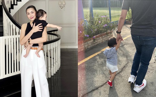 Đăng tải khoảnh khắc bên con trai út, Tăng Thanh Hà chia sẻ về nỗi lòng người mẹ