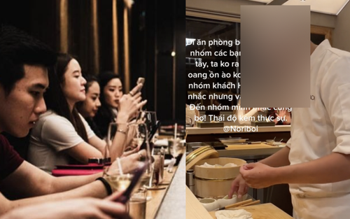 Dân mạng ngao ngán với nhóm bạn 'kém sang' khi đi ăn omakase, dù bị nhắc nhở nhưng vẫn cứ làm ồn