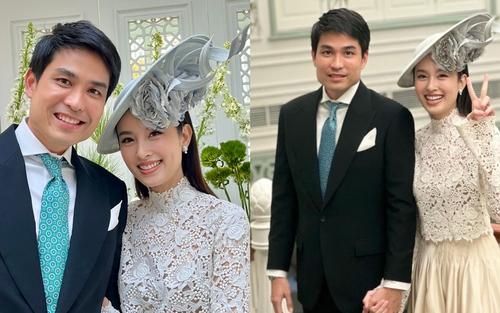 Mỹ nhân chuyển giới Nong Poy xuất hiện rạng rỡ và dành nụ hôn ngọt ngào cho hôn phu trong lễ ăn hỏi