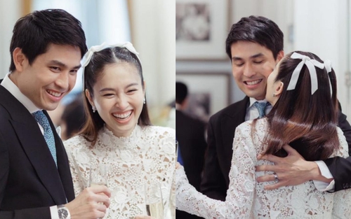 Ảnh nét căng trong lễ ăn hỏi của mỹ nhân chuyển giới Nong Poy, cô dâu nói gì mà khiến chú rể “rụng tim”