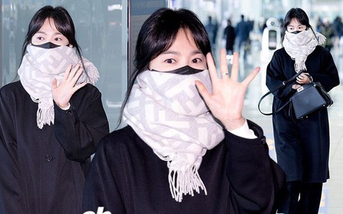 Song Hye Kyo lộ diện sau màn náo loạn sân bay của Song Joong Ki và vợ mới, lộ mỗi đôi mắt cũng đủ biết thái độ thế nào