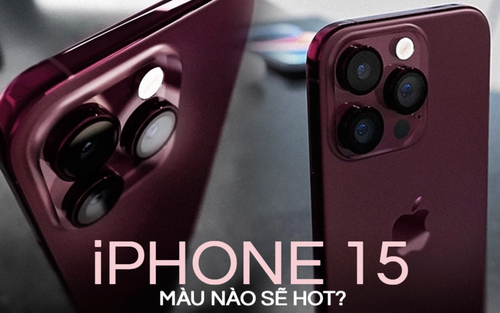 Trọn bộ ý tưởng iPhone 15 với màu sắc siêu đẹp, ấn tượng với màu đỏ rượu vang cực kỳ lạ mắt