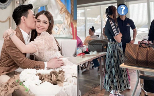 'Nữ hoàng showbiz Thái Lan' Chompoo Araya và Nott Visrut lộ diện sau ồn ào ngoại tình, biểu cảm của chồng tỷ phú gây bất ngờ