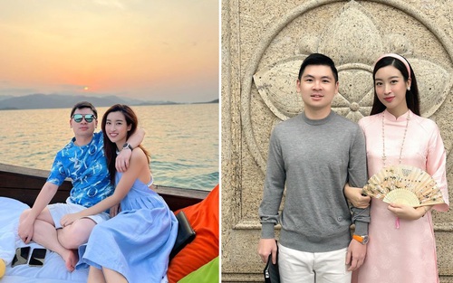 Chồng Đỗ Mỹ Linh đáp lời chúc của vợ bằng 'cục thính' khiến dân mạng 'rần rần'