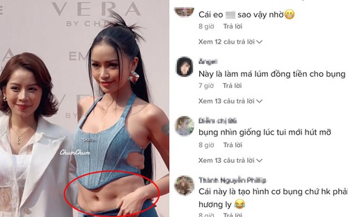 Ngọc Châu khoe vòng 2 ở sự kiện, nhưng lại bị netizen soi nghi vấn phẫu thuật chỉnh hình