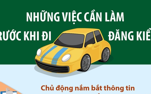 Những việc cần làm trước khi đi đăng kiểm