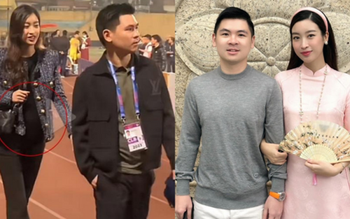 Đỗ Mỹ Linh liên tục xuất hiện với vòng hai lùm lùm, 1 chi tiết khiến netizen nghi nàng hậu mang thai con đầu lòng