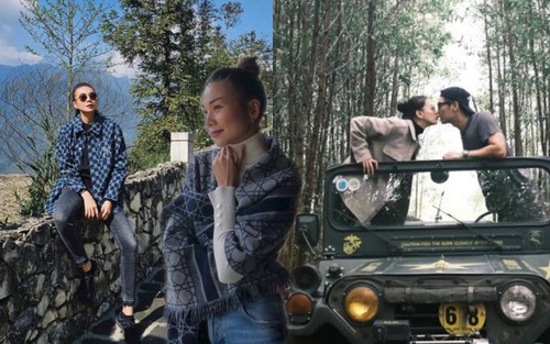 Khi sao Việt đổ xô du lịch miền núi: Siêu mẫu Thanh Hằng cực chill giữa núi rừng Sa Pa, Ngô Thanh Vân phượt Mai Châu cùng ông xã Huy Trần 
