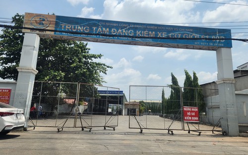 Bình Dương: Phong tỏa, kiểm tra Trung tâm Đăng kiểm xe cơ giới 61-09D