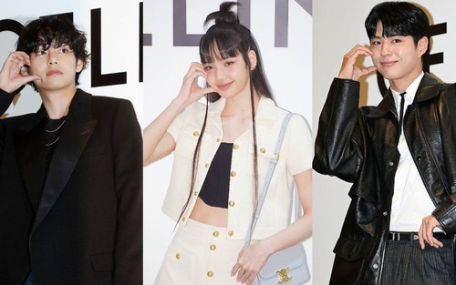 Bộ 3 Celine tái hợp: Lisa - V - Park Bo Gum gấp 3 visual, đẹp điên đảo khiến netizen phải cãi nhau
