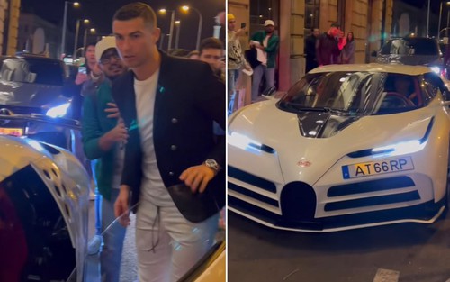 Fan 'trố mắt' trước siêu xe trị giá 256 tỷ đồng của Ronaldo