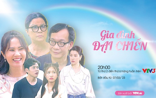 'Gia đình đại chiến' của nghệ sĩ Đức Khuê - Nguyệt Hằng lên sóng VTV3 từ 7/3