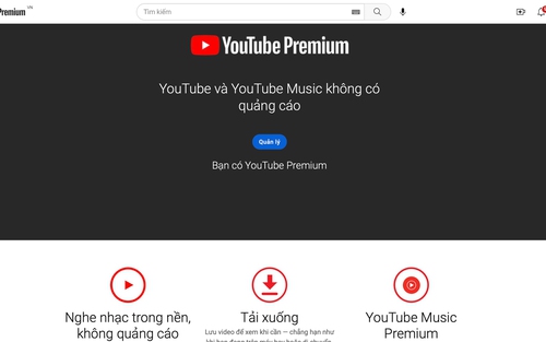 YouTube chính thức thu phí xem video không quảng cáo tại Việt Nam