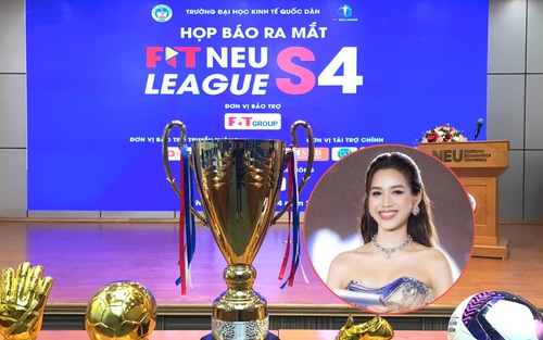 Giải bóng đá trường hoa hậu Đỗ Thị Hà học có gì mà ai cũng phải trầm trồ vì chuyên nghiệp?