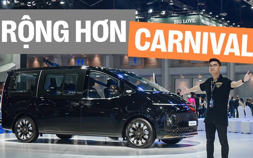 Tôi ngồi thử Hyundai Staria: Thiết kế dị, rộng hơn hẳn Carnival, có 11 ghế nhưng ngồi đều sướng