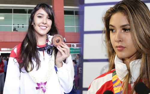 Mỹ nhân SEA Games 32 gây sốt với nhan sắc gây thương nhớ: Bông hồng lai với chiều cao lên tới 1m80