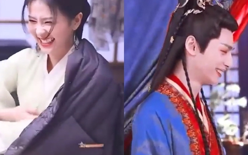 Hậu trường ‘Trường nguyệt tẫn minh’: Mê mẩn nụ cười tươi như hoa của Bạch Lộc, La Vân Hi có hành động ‘cưng xỉu’