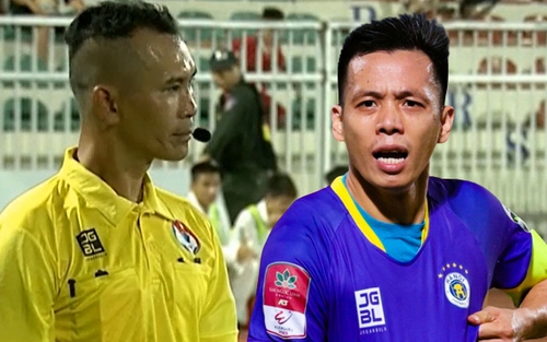 Văn Quyết nói về nghi án thúc cùi chỏ: ‘Tôi không có va chạm nào vào người trọng tài’