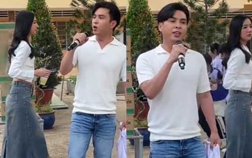 Bạn gái Hồ Quang Hiếu lọt ống kính 'team qua đường', nhan sắc thật có xinh như lời đồn?
