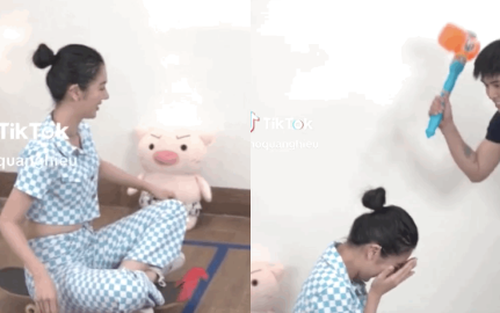 Hồ Quang Hiếu gây tranh cãi vì hành động bạo lực khi đăng clip pha trò cùng bạn gái 