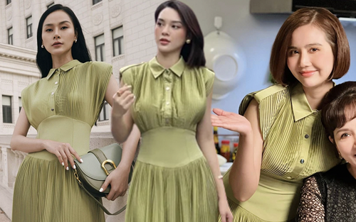 Quỳnh Lương - Huyền Lizzie: Hai nữ chính mặc đẹp nhất phim VTV, đụng hàng một mẫu váy