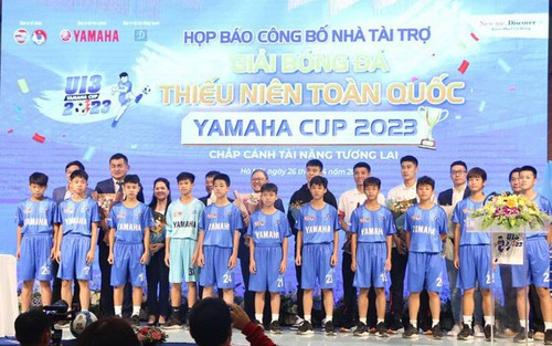 Giải bóng đá thiếu niên U13 toàn quốc Yamaha Cup 2023 lập kỷ lục