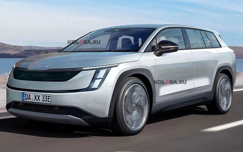 Hai xe Skoda ngang cỡ Santa Fe, Camry sắp ra mắt Việt Nam nhá hàng kiểu dáng mới, hãng tiết lộ thiết kế khác hoàn toàn đời cũ