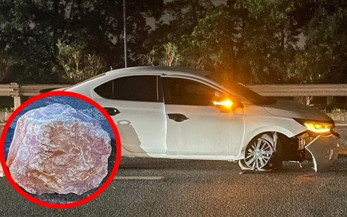 Chủ Honda City đâm phải cục đá trên cao tốc, tốn gần 70 triệu sửa xe: 'Người ta không đền còn chê tôi lái kém, phải xe khác khéo lật rồi'