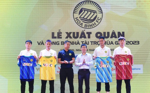 CLB Hòa Bình quyết tâm cao ở giải hạng Nhất QG 2023