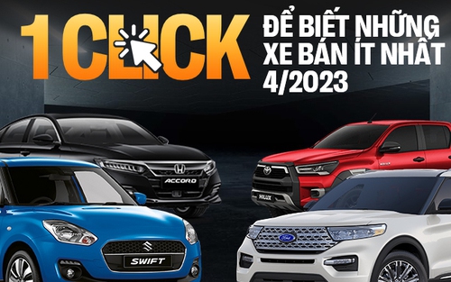 10 xe bán chậm nhất tháng 4 có tới 9 xe Nhật, chiếc còn lại từng bán chạy nhất tại Mỹ