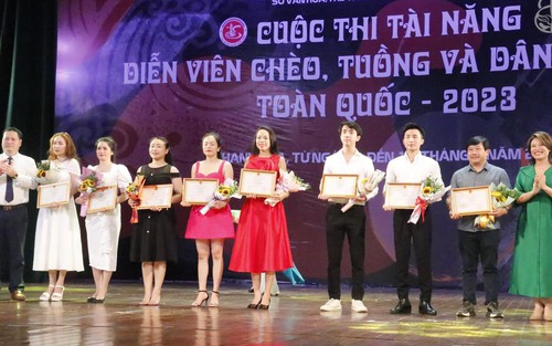 Thi Tài năng diễn viên Tuồng và Dân ca kịch: Góp phần đưa nghệ thuật sân khấu truyền thống ngày càng phát triển