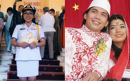 Cuộc sống hạnh phúc của nữ ca sĩ mang hàm trung tá, được phong NSƯT trẻ nhất Việt Nam, lấy chồng Việt lai Pakistan