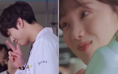 Hậu trường 'Người thầy y đức': Ahn Hyo Seop – Lee Sung Kyung 'làm điệu' rồi tự gào thét khiến ai cũng bật cười