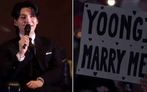Suga BTS cuối cùng cũng tỏ rõ thái độ với lời cầu hôn