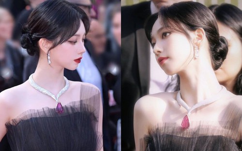 Karina của aespa lấp lánh tại LHP Cannes với món đồ trang sức được tài trợ đắt giá nhất