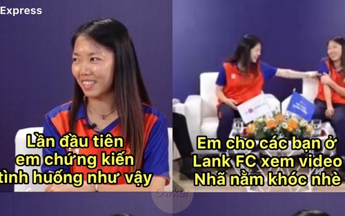 Huỳnh Như kể cho đồng đội ở Lank FC về chuyện không ai dám tin về Thanh Nhã