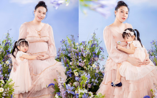Mẹ bầu Đàm Thu Trang khoe sắc rạng rỡ bên con gái, Cường Đô La vào nịnh nhanh như chớp ai dè bị 'vạch mặt'