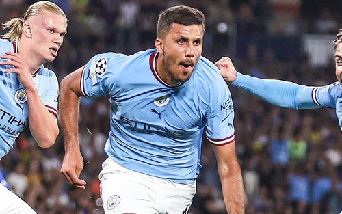 Rodri hóa người hùng, Man City đánh bại Inter, hoàn tất cú ăn ba lịch sử