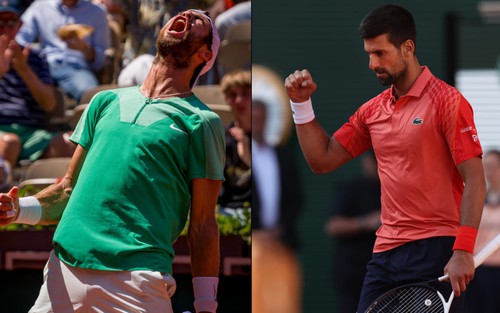 Link xem trực tiếp Djokovic vs Khachanov, Roland Garros 2023 vòng tứ kết