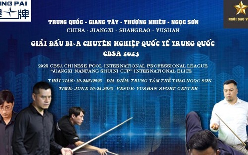 Hành trình đến giải đấu Billiard chuyên nghiệp quốc tế Trung Quốc CBSA 2023