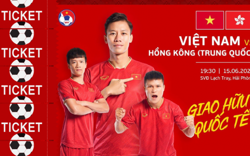 Hướng dẫn cách mua vé trận giao hữu ĐT Việt Nam vs Hong Kong (Trung Quốc)