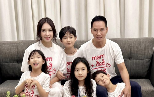 Vợ Lý Hải: 'Dũng cảm' sinh 4 con vì có ông xã 'gánh' cùng 