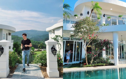 Mạnh Trường khoe cận cảnh căn biệt thự như resort 5 sao